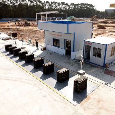 U Beam Structure 50 Ton 3x15m OIML Digital Weighbridge