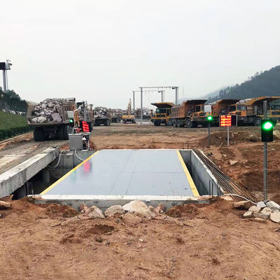 เครื่องชั่งรถบรรทุกอิเล็กทรอนิกส์ขนาด 100 ตัน Pitless Q235